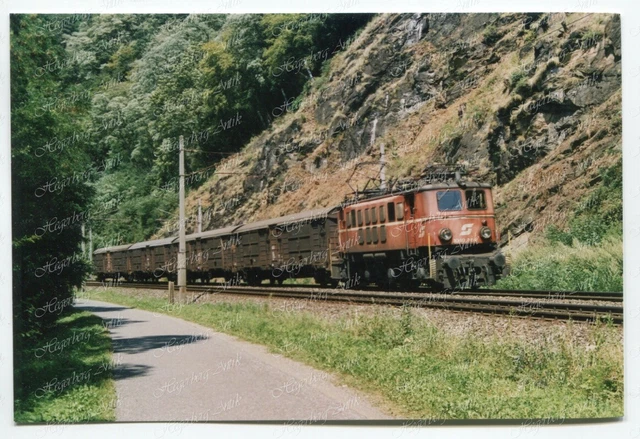 PE Foto Eisenbahn ÖBB BBÖ E-Lok Elektrolok 1040.015 Pernegg 8.8.2001 (A1437)