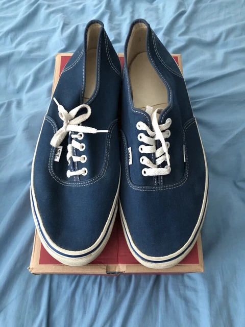 VANS AUTHENTIC NAVY Made In USA Men's 15 $140.00 - PicClick