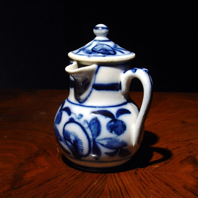 Porcelaine de Bayeux pot à tisane décore fleure de pommier Gosse