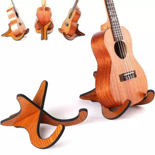 Folding Ukulele Violin Bass Guitar Stand A Frame Floor Holder Ra Hanger