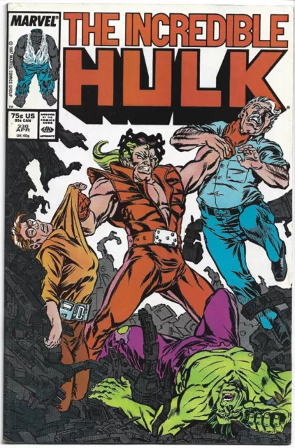 The Incredible Hulk #330 - First Todd McFarlane Incredible Hulk Issue, 1987