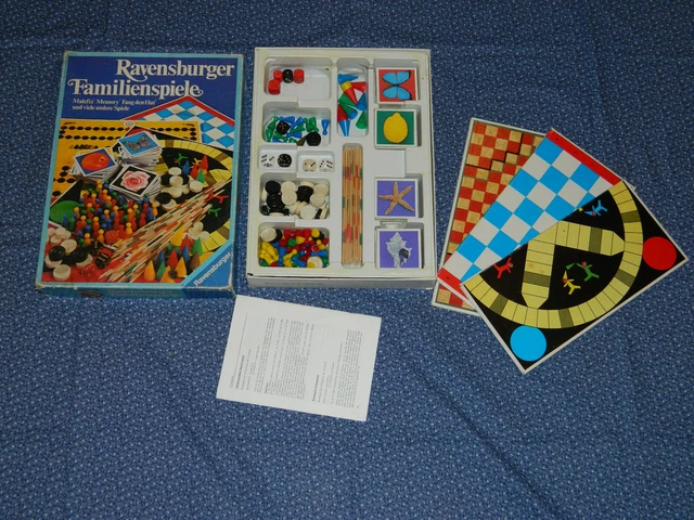 Vintage Ravensburger Familienspiele Spielesammlung 70er jahre (siehe Bilder)