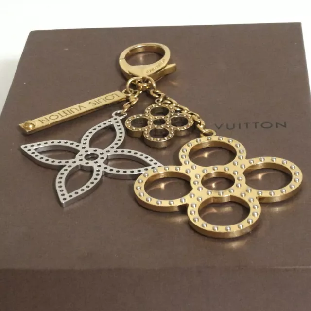 LOUIS VUITTON Bag charm key holder ring chain AUTH Bijou sack candy LV F/S  L12