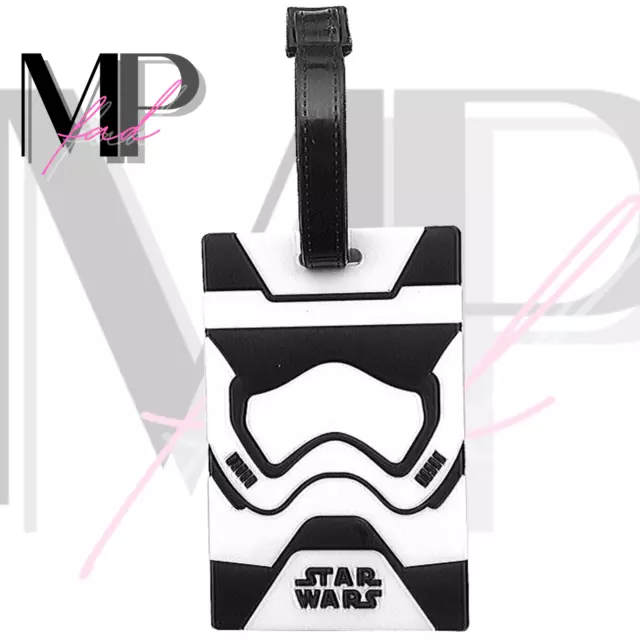 Star Wars Luggage Tag Accessory Travel ID Label Suitcase Bag Plane TROOPER SQ'D