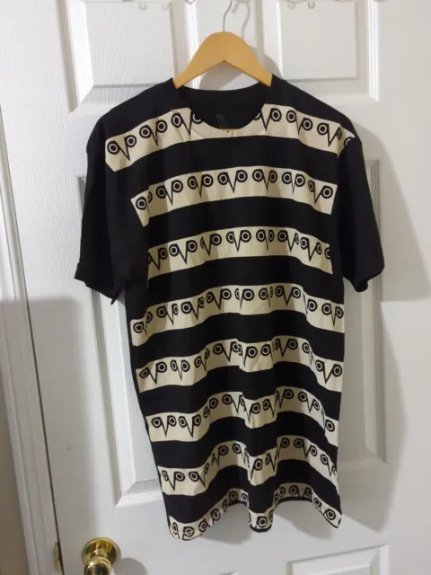 OVO October's Very Own Stripped Owl black white T Shirt Men XL S37