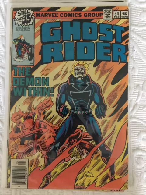 Ghost Rider (1973 1st Series) #34...Feb 1979  7.0 VF Famous iconic cover
