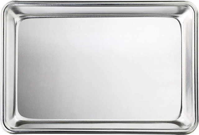 33977 Commercial-Grade 18-Gauge Aluminum Sheet Pan/Bun Pan