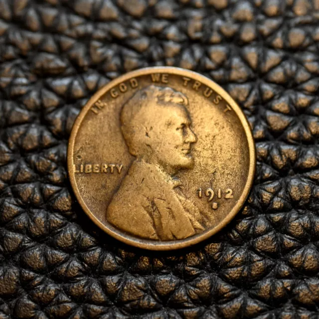 1912-S Lincoln Cent ~ VERY GOOD (VG) Condition ~ SHIPS FREE!