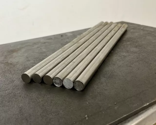 416 Stainless Steel RD Rod 1/2" Dia (Oversize) x 11-3/8" - 12-5/8" Long (6 PC)