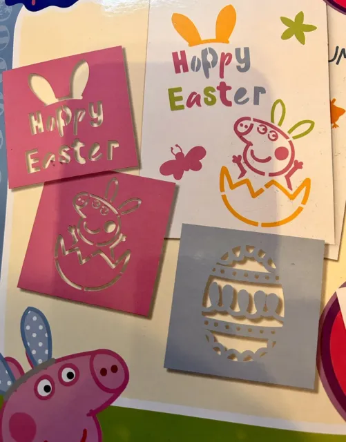 Easter Stencils Kit Drawing Kids Fun Childrens Creative Craft Art Activity