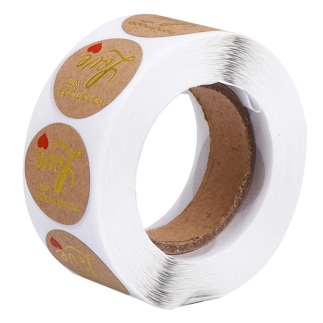 1 rolle Danke Aufkleber Dekorative Kreis Aufkleber