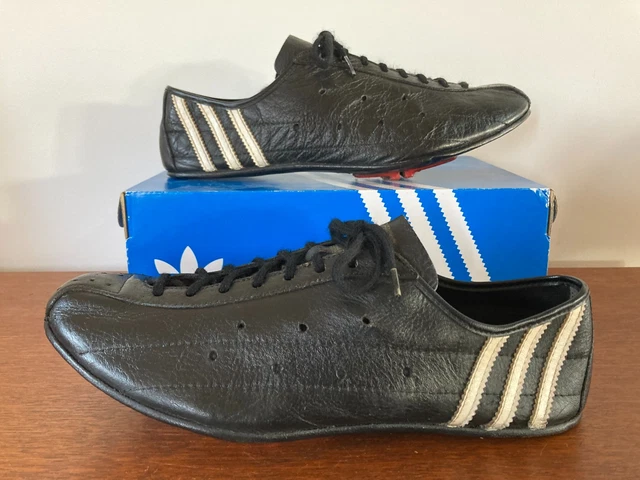 Chaussures Cyclisme Vintage PATRICK T45 Cuir - Années 70 - France - Route Tourisme