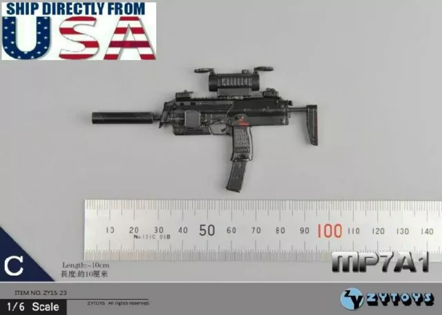 ZY TOYS 1/6 Weapon Model Black Barrett M82A1 SASR Sniping Rifle F 12  Figure $23.99 - PicClick