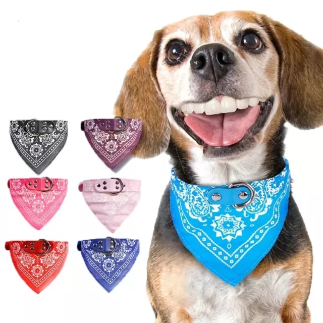 Dog Bandana Collar Kitten Pet Puppy Cat  scarf Adjustable Neckerchief