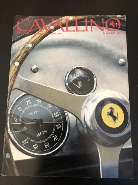 Ferrari Cavallino Magazine 23 1985 (not Brochure) F1 Book Livre
