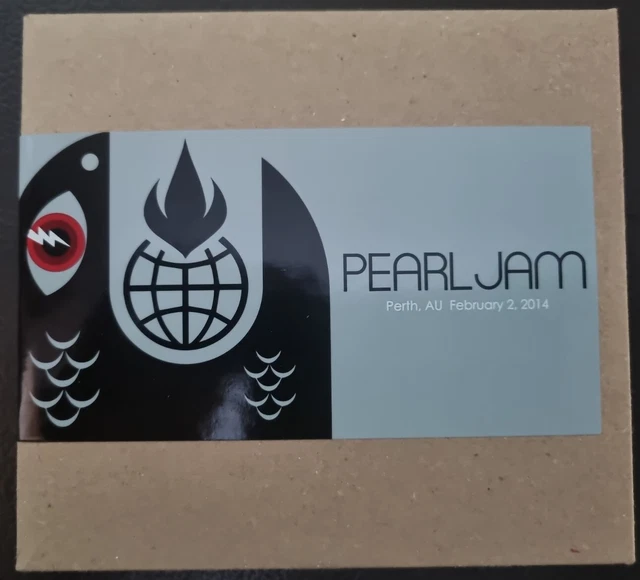 PEARL JAM PERTH Australia 2nd February 2014 2cd live factory pressed
