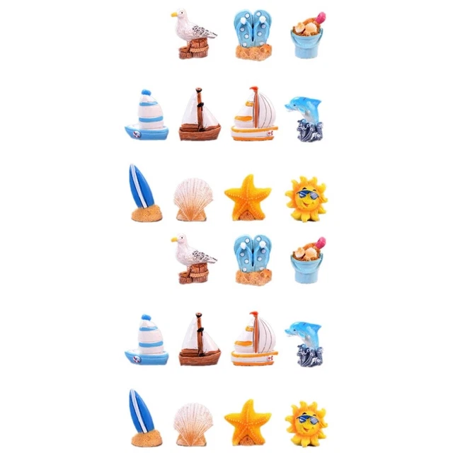 22 stücke mediterran stil miniatur micro landschaft moos sukkulente