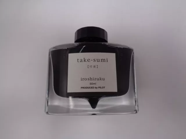 Pilot (NAMIKI) Bottled Ink "Iroshizuku" take-sumi / Bamboo Charcoal 50ml