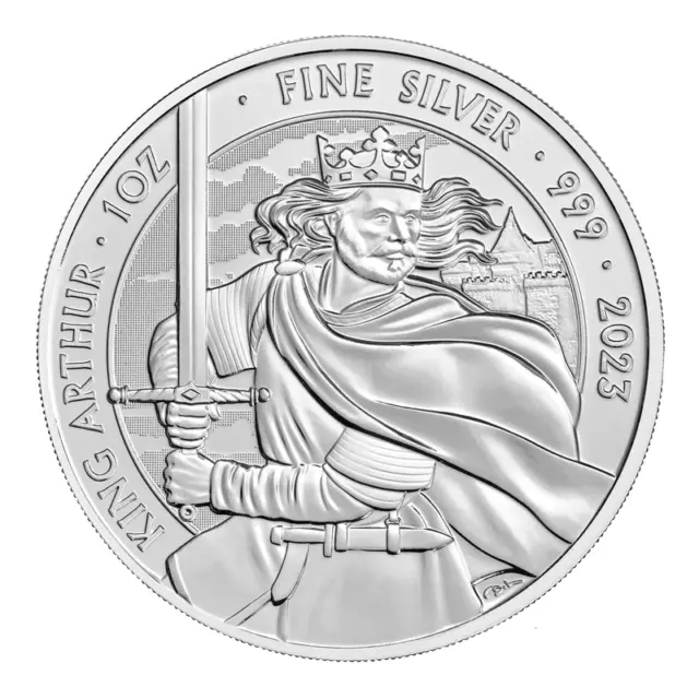 GRANDE-BRETAGNE 2023 - 2£ King Arthur - Mythes et Légendes - 1oz argent 999,99‰