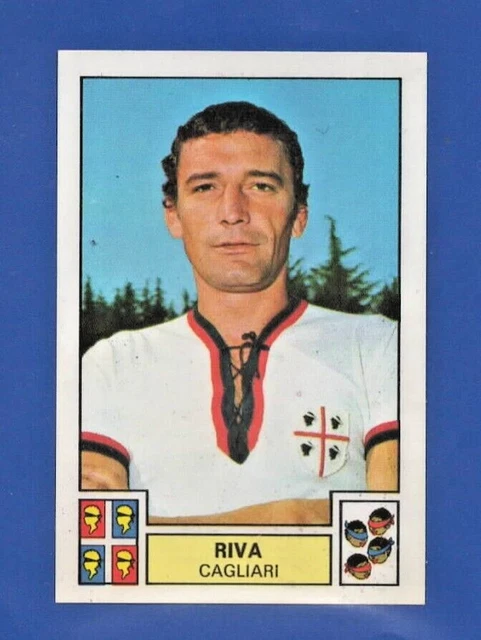 Carte Panini Calciatori 1970-71 N°96 - Luigi Riva - État MINT (jamais Collée) - Italie