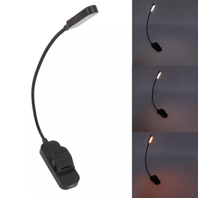 Book Light Eye Care 3 Brightness Blocking Reading Lamp USB Rechargeable 8 LED