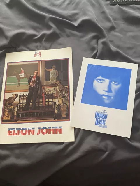 Elton John 1974 Tour Program With The Kiki Dee Band Insert