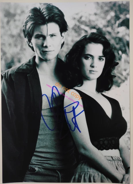 Christian Slater  Autographed signed photo