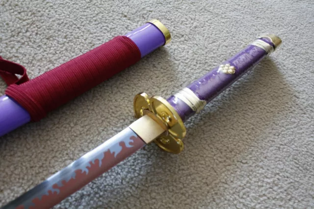 Black Ame No Habakiri Enma Sword of Roronoa Zoro in $88 (Japanese Stee – HS Blades Enterprise