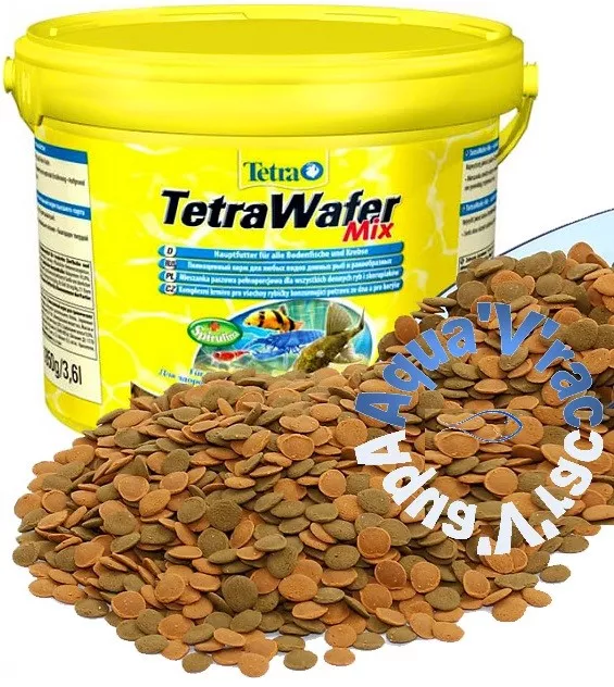 Nourriture wafermix Aliment poisson TetraWafer Mix pour poissons d'aquarium