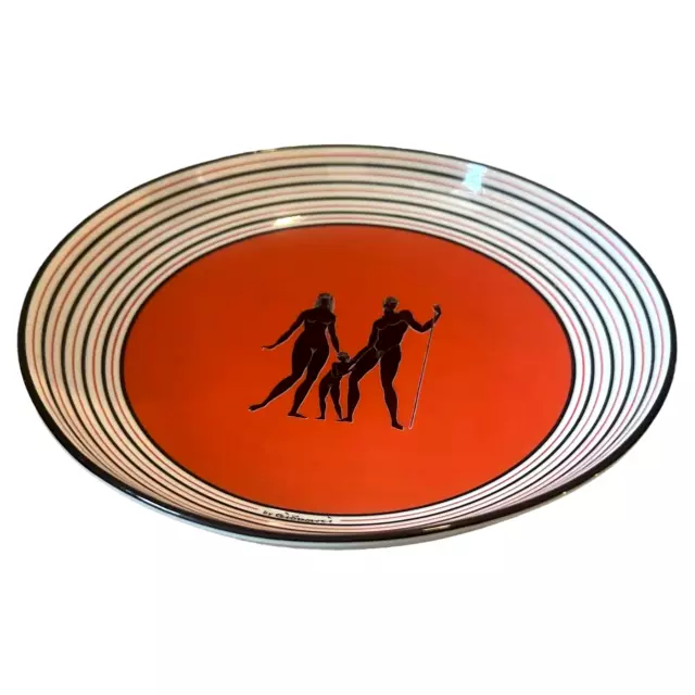 An Art Deco Style Porcelain Round Bowl Designed by Gio Ponti for Richard Ginori
