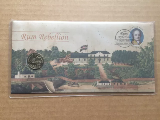 2019 'Rum Rebellion' PNC with a $1 'Mutiny on the Bounty' $1 ERROR Coin