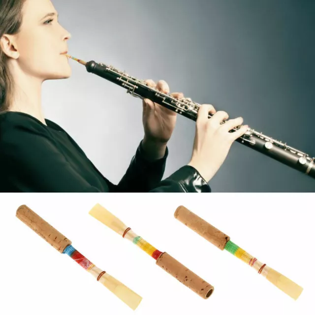 4pcs Synthetic Oboe Reed - Synthetic Practice Reed in Medium Soft and Medium