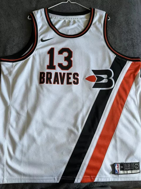 NWT LA Clippers Buffalo Braves Team Issued HWC Warm Up Jersey. CI5522-100.  Sz M