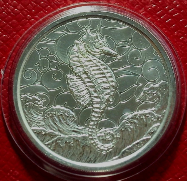 2021年サモア「タツノオトシゴ・シーホース」純銀 1オンス サモア