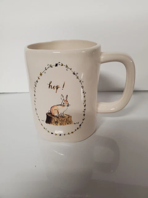 Easter Hop Bunny Coffee Mug Rae Dunne.