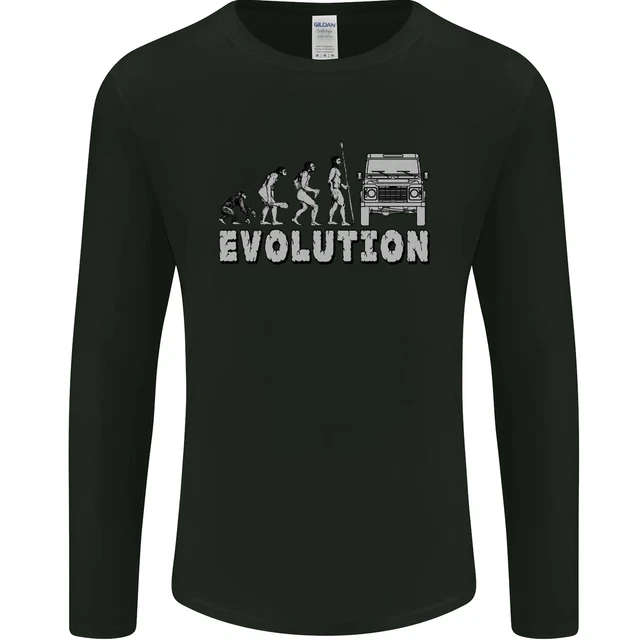 T-shirt a maniche lunghe 4X4 Evolution Off Roading divertente da uomo