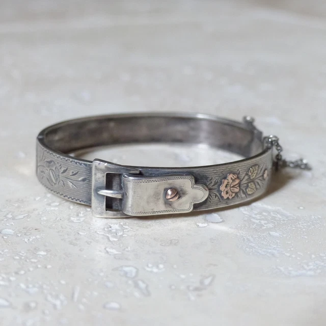 Bracelet en argent à thème basque