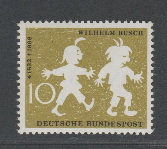 Bund Nr.281 I xx POSTFRISCH Abart Pf Plattenfehler Moritz mit Zeh am Fuß !!!!