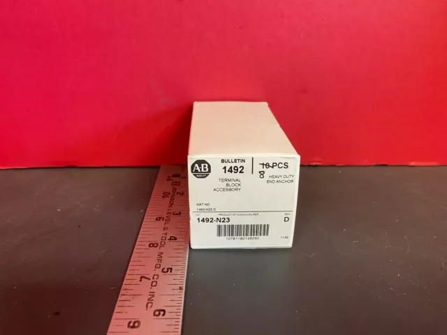 Allen-Bradley 1492-N23- Heavy Duty End Anchor- Box Of 8