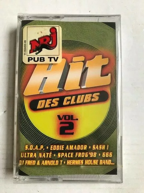 hit des clubs vol 2 nrj neuve sous blister CASSETTE AUDIO K7 TAPE C63