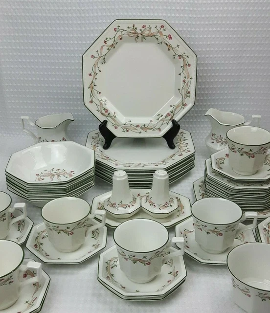JOHNSON BROTHERS ETERNAL Beau Dinner Tea Items Sold
