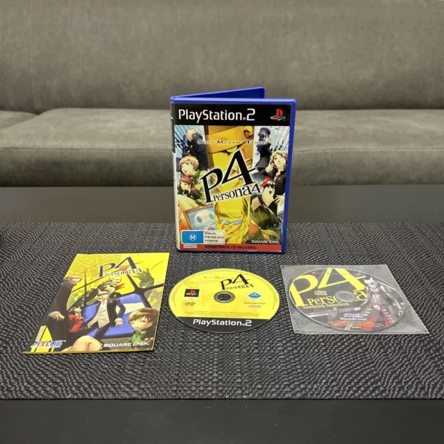 Sony Playstation 2 Ps2 Game Shin Megami Tensei Persona 4 Complete W Soundtrack