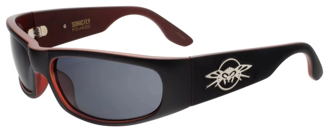 Lunettes De Soleil Black Flys Cinema Fly - Verres Dégradés Fumée, Rouge/argent