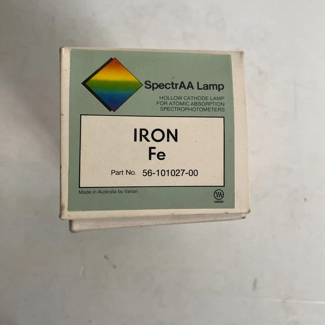 SpectrAA Lamp hollow cathode lamp Iron Fe 56-101027-00 - Neon Filler Gas