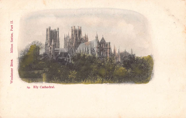 Postkarte - Ely Cathedral - Huntingdonshire - Wollsteinbros - Milton Serie