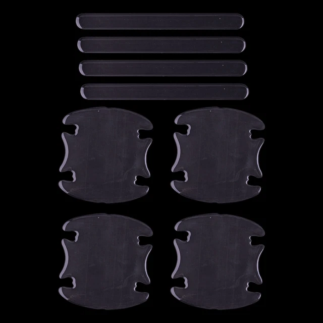 8PC Clear Car Door Handle Bowl Anti-Scratch Protector Guard Sticker Accessories