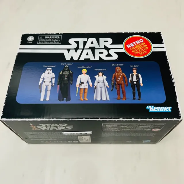Hasbro Star Wars RETRO Collection set of 6 3.75" Figures Disney Parks - In Hand