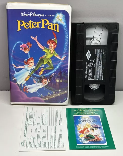 Disney’s Peter Pan Black Diamond Classics VHS Video Tape Case BUY 2 GET 1 FREE!