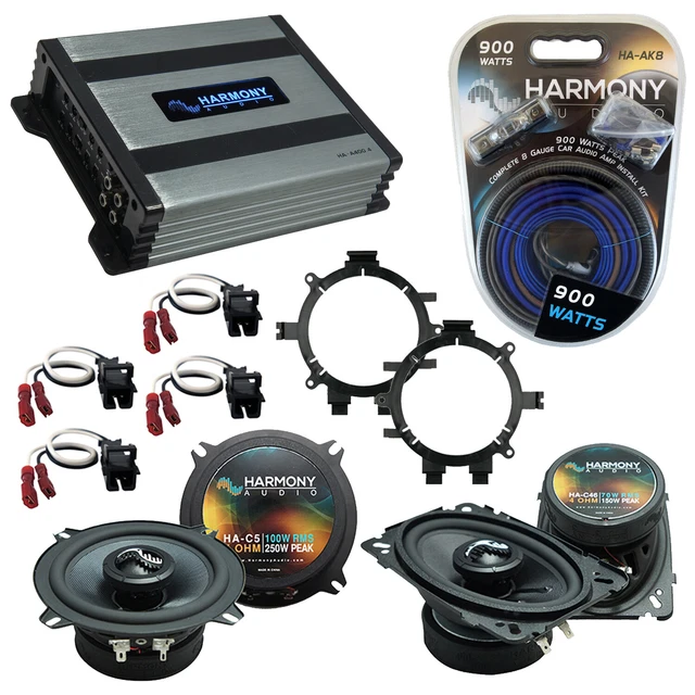 Fits Chevy Silverado Pickup Classic 2007 Harmony Premium Speakers HA-A400.4