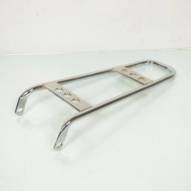 Porte-bagages Arrière Chromé RSM 52cm Pour Peugeot 50 103 - Neuf - Fabriqué En France
